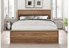 4ft6 Double Stockwell Oak Wood Effect Bed Frame 2